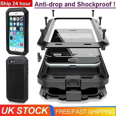 Heavy Duty Gorilla Metal Case Shockproof For IPhone 14 13 12 XR X 8 Pro Max SE • £10.99