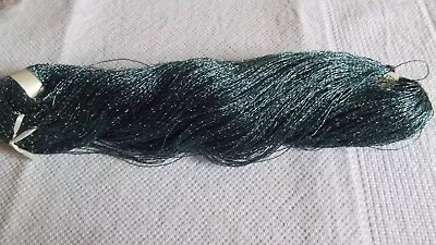 Japanese Medium Blue Textured W/ Pale Grey Flecks Embroidery Thread Skein • £10