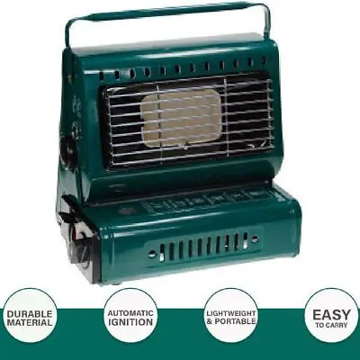 New Portable Heater Butane Gas Outdoor Garden Caravan Camping Hiking Fishing Bbq • £15.99