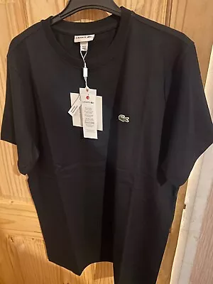 Lacoste Tshirt Mens Black Size Large • £23