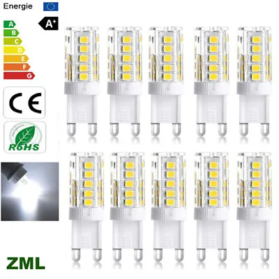 10 X G9 Led Bulb 5w Cool White Capsule Lamp Replace 40w Halogen Light Bulbs 230v • £8.99