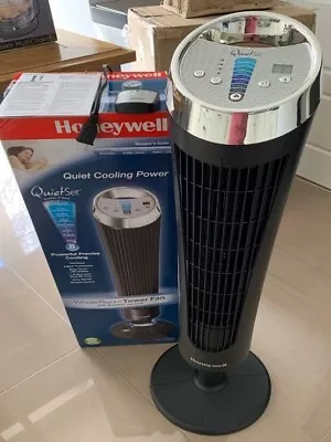 Honeywell HY-280 QuietSet 8-Level Tower Fan - Black - 110v - Used A Few Times • £35