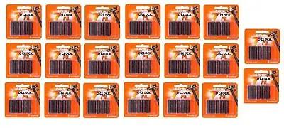 Cartridges 100 Gillette 7 O'Clock PII 5 Count Razor Blades Pack Of 20 Free Ship • £104.20