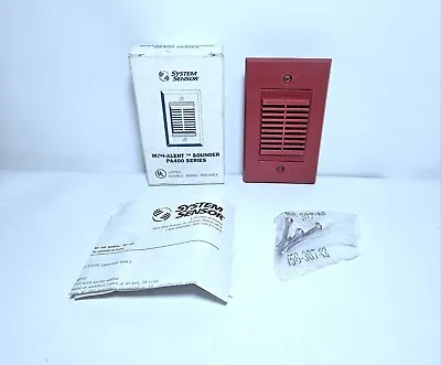 System Sensor Mini-Alert Sounder PA400R - Red • $20