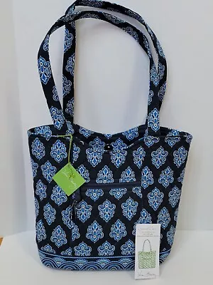 Vera Bradley Bucket Tote Purse Bag NWT In Calypso Blue RETIRED RARE Made In USA • $48