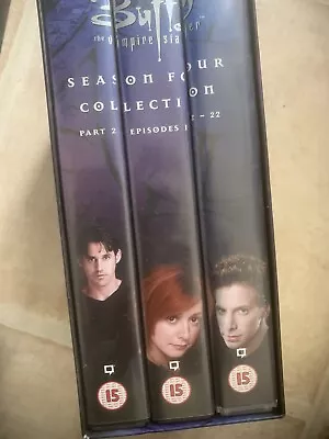 Buffy The Vampire Slayer: Season 4 / Four Episodes 12-22 VHS Tapes Boxed VGC • $7.47