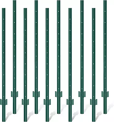 Metal Fence Post 4Feet Heavy Duty Garden Fence Post For Holding Wire Fence Sig • $76.99