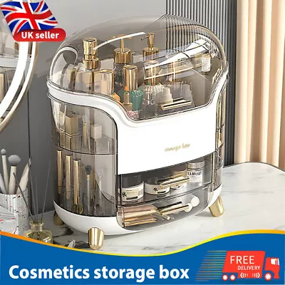 Large Dressing Table 2 Drawer Makeup Cosmetic Organiser Box Tidy Storage Case UK • £17.99