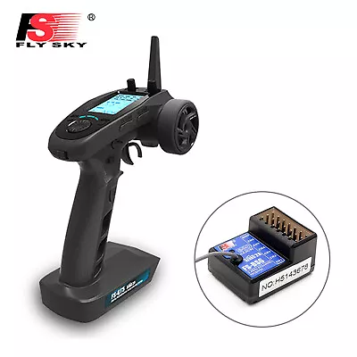 FlySky FS-GT5 2.4GHz 6CH RC Transmitte With FS-BS6 Receiver For RC Car Boat V3E8 • $69.79