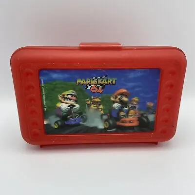 Red 1998 Nintendo Mario Kart 64 N64 Pencil Box Thingamabox Licensed Newell  • $13