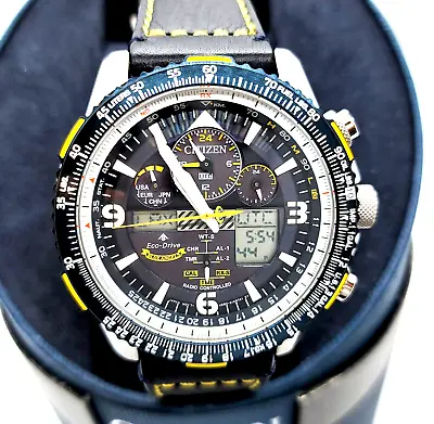 Citizen Blue Angels JY8078-01L Promaster Skyhawk Eco-Drive A-T Men's Watch • $399.99