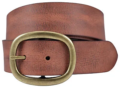 Vintage Full Grain Buffalo Leather Belt - Cognac (Tan) - TBS4215-250 • $26.36