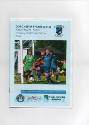 Merley Cobham Sports V Dorchester Sports 2021-22 Dorset Premier League • £1.99