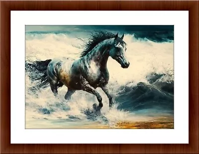  abstract Art Horse A4 Print Posters Pictures Home Decor Picturesgifts • £4.99