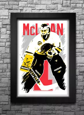 KIRK McLEAN Art Print/poster VANCOUVER CANUCKS FREE S&H! JERSEY • $11.99