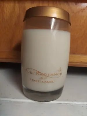 Yankee Candle Pure Radiance Creme Brulee Candle 4 Oz New Unused • £19.28