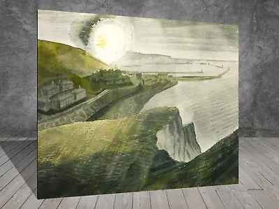 £3.76 • Buy Eric Ravilious Shelling By Night LANDSCAPE  CANVAS PAINTING ART PRINT WALL 1109