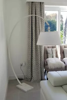 £375 • Buy Arco Floor Lamp White LED Heavy Marble Base KARE Design 
