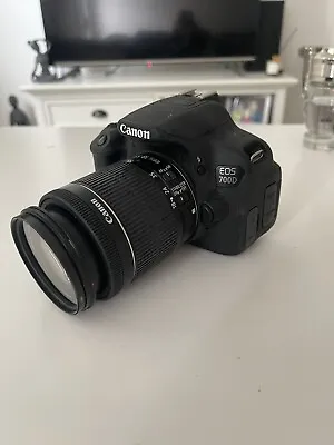 Canon EOS 700D Digital SLR Camera W/ EF-S 18-55mm • $550