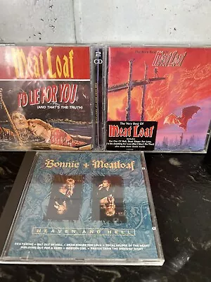 Meat Loaf The Very Best Of Heaven And Hell I’ll Die For You 4 CDs GC See Pics • £10