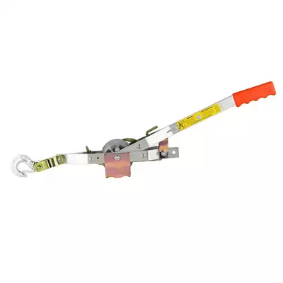 1500 Lb. 3/4 Ton Capacity 10:1 Leverage Rope Puller Come Along Tool With 20 F • $122.03