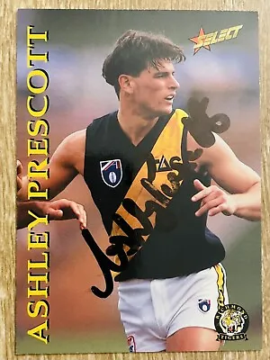 Ashley Prescott Signed 1995 AFL Select Richmond Tigers • $9.99