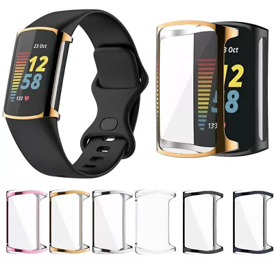 Ultra TPU Screen Protector Case Soft Bumper Protective Cover For Fitbit Charge 6 • $8.99