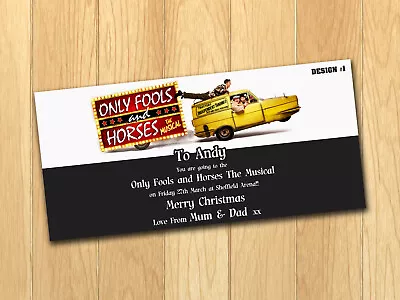 Only Fools And Horses Personalised Gift Voucher Present Christmas Birthday • £4.95