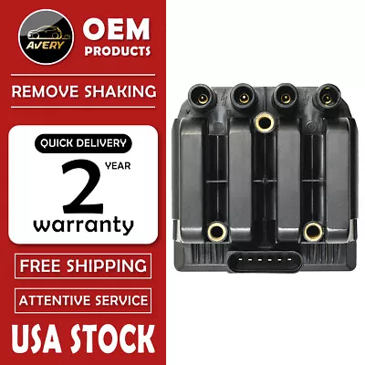 New Ignition Coil For VW Jetta Beetle Golf Clasico L4 2.0L 06A905097 UF484 • $35.68