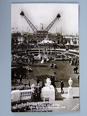 Postcard Flip Flap Fairground Ride Franco British Exhibition....Grade VG • £3