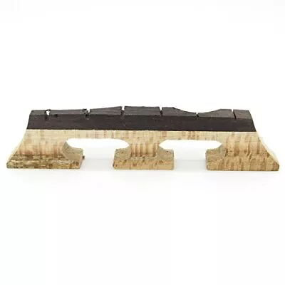 6 String Banjo Bridge 3 Legged Banjo Parts Maple Ebony • $13.87