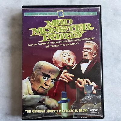 Mad Monster Party (DVD 1967) Rankin-Bass  Boris Karloff Phyllis Diller Rare OOP • $8.44