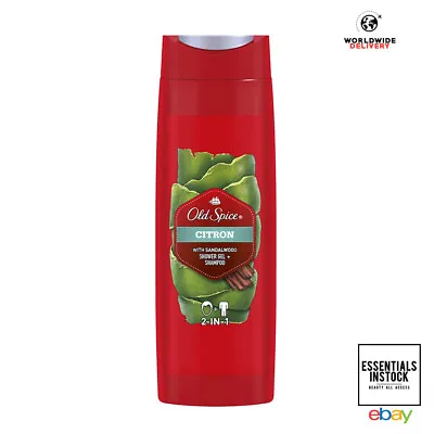 Old Spice Citron Shower Gel And Shampoo For Men 400ml • £4.99