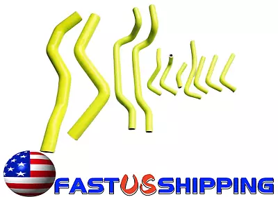 Mitsubishi Eclipse Spyder GST/GSX Silicone Radiator &Heater Hoses 1995-99 YELLOW • $58