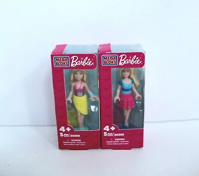 Barbie Mega Bloks 80260 Doll Minifigure Set Of 2 (C) • $19