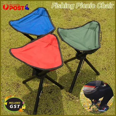 Mini Portable Outdoor Folding Stool Camping Fishing Picnic Chair Seat Hiking All • $14.53