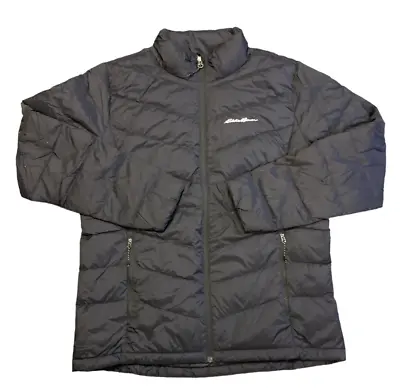 NWT Eddie Bauer Women's Lightweight Down Packable Jacket (Matte Black XXL) • $38.36