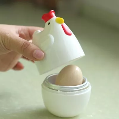 Home Chicken Shaped Microwave Eggs Boiler Kitchen Cooking Appliance • $14.20