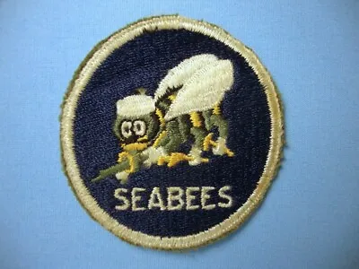 WWII WW2 USN Navy Seabees Patch Top Gun Maverick M422A G-1 Flight Jacket #7 • $24.95