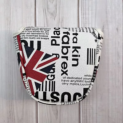 Union Jack Mallet Putter Head Covers Magnetic Golf Club Cover Putter Headcover • $12.34