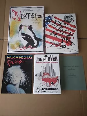 Ralph Steadman Signed Books • £300