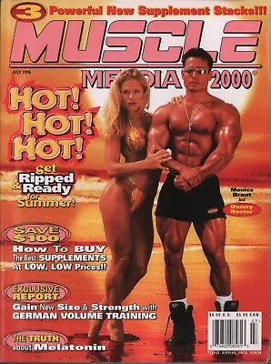 Muscle Media 2000 07/1996 Danny Hollywood Hester Monica Brant Lydia Hendrix • $24.99