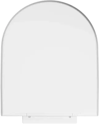 Luxury Soft Close Toilet Seat Rapid Fix Quick Release D  Shaped  White Cassellie • £14.99