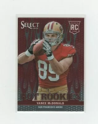 2013 Panini Select HOT ROOKIES RED Parallel Vance McDonald SF 49ers #25 • $2.99