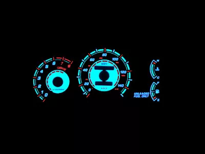 $54.95 • Buy Free Ship 2 Stages Glow Gauge Face Overlay For 94 95 96 97 98 99 Toyota Celica