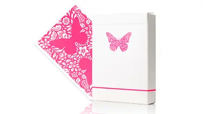 Butterfly Worker Marked Playing Cards (Pink) By Ondrej Psenicka • $15.95