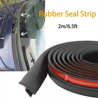 Windshield Sealed Strips Sunroof Universal Weatherstrip 6.5ft Accessory • $27.68