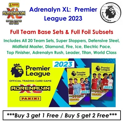 £5.95 • Buy Adrenalyn XL - Premier League 2023: Full Team Base Sets & Foil Subsets