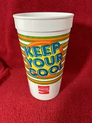 Vintage Burger Chef Coke Coca Cola Keep Your Cool Plastic Cup Rare • $15