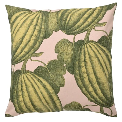 £8.99 • Buy Ikea PARKSALLAT  Pillow Cushion Cover Cotton Light Pink/green, 50x50 Cm - NEW